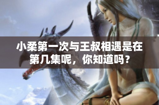 小柔第一次与王叔相遇是在第几集呢，你知道吗？