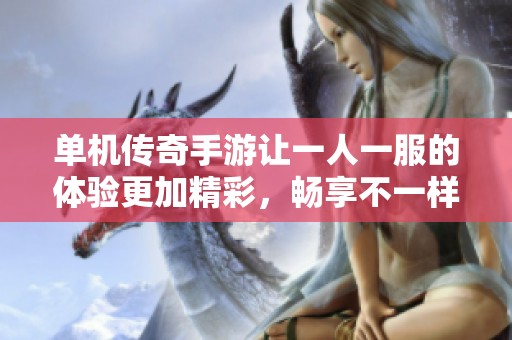 单机传奇手游让一人一服的体验更加精彩，畅享不一样的游戏乐趣