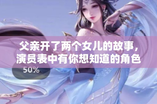 父亲开了两个女儿的故事，演员表中有你想知道的角色