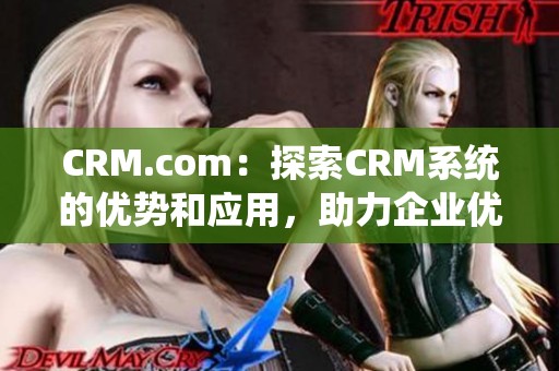 CRM.com：探索CRM系统的优势和应用，助力企业优化客户关系管理