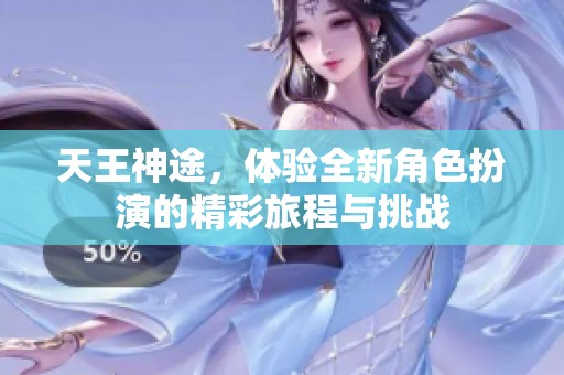天王神途，体验全新角色扮演的精彩旅程与挑战