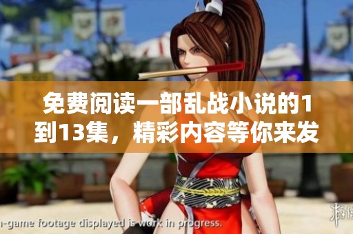 免费阅读一部乱战小说的1到13集，精彩内容等你来发现！