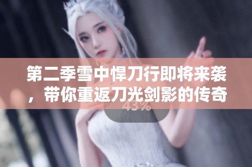 第二季雪中悍刀行即将来袭，带你重返刀光剑影的传奇世界