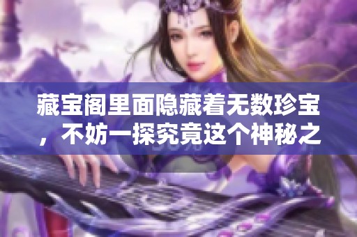 藏宝阁里面隐藏着无数珍宝，不妨一探究竟这个神秘之地的魅力。
