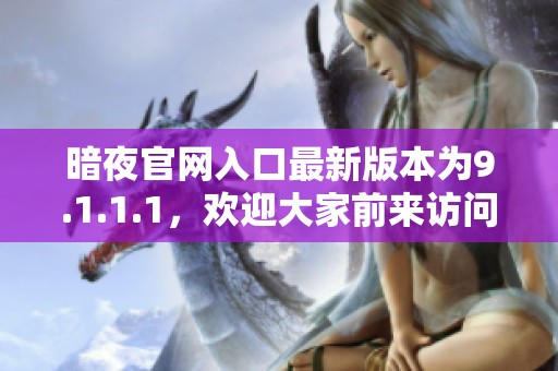 暗夜官网入口最新版本为9.1.1.1，欢迎大家前来访问体验
