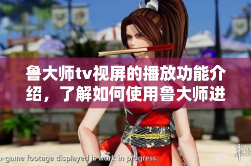 鲁大师tv视屏的播放功能介绍，了解如何使用鲁大师进行视频观看