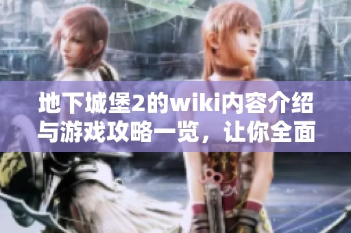 地下城堡2的wiki内容介绍与游戏攻略一览，让你全面了解这款游戏