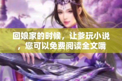 回娘家的时候，让爹玩小说，您可以免费阅读全文哦