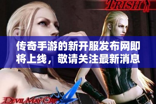 传奇手游的新开服发布网即将上线，敬请关注最新消息与动态！