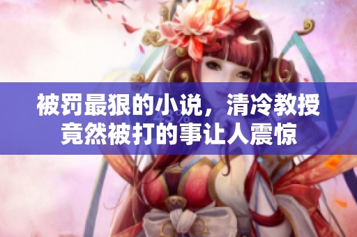 被罚最狠的小说，清冷教授竟然被打的事让人震惊