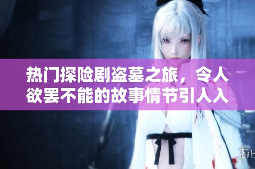 热门探险剧盗墓之旅，令人欲罢不能的故事情节引人入胜