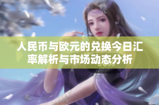 人民币与欧元的兑换今日汇率解析与市场动态分析
