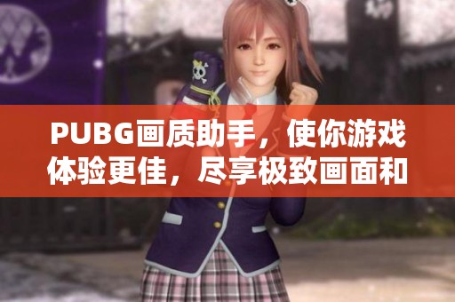 PUBG画质助手，使你游戏体验更佳，尽享极致画面和流畅操作。