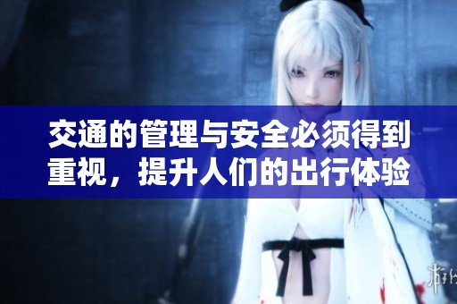 交通的管理与安全必须得到重视，提升人们的出行体验是关键所在