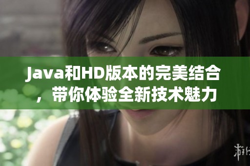 J**a和HD版本的完美结合，带你体验全新技术魅力