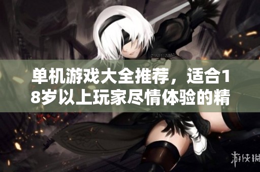 单机游戏大全推荐，适合18岁以上玩家尽情体验的精彩游戏