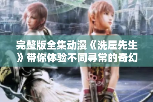 完整版全集动漫《洗屋先生》带你体验不同寻常的奇幻冒险