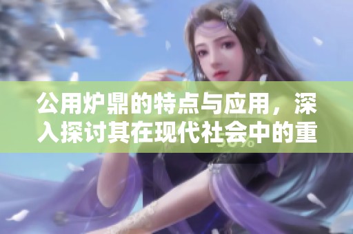 公用炉鼎的特点与应用，深入探讨其在现代社会中的重要性