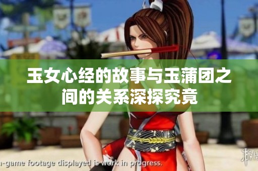 玉女心经的故事与玉蒲团之间的关系深探究竟