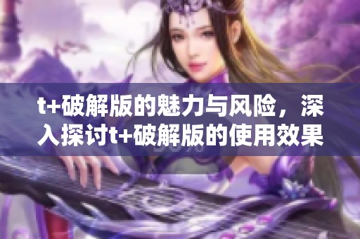 t+破解版的魅力与风险，深入探讨t+破解版的使用效果与影响