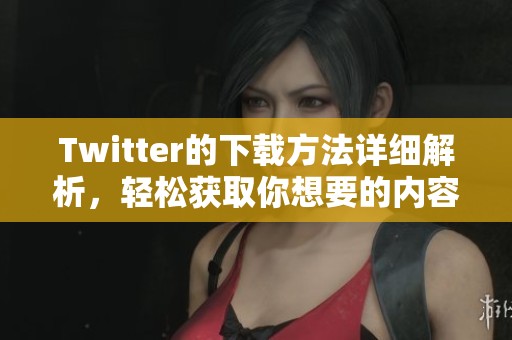 Twitter的下载方法详细解析，轻松获取你想要的内容