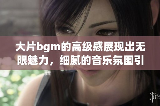 大片bgm的高级感展现出无限魅力，细腻的音乐氛围引人入胜
