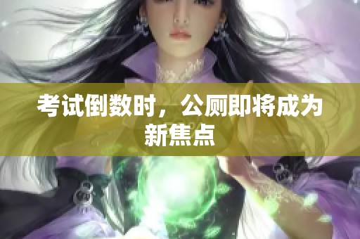 考试倒数时，公厕即将成为新焦点