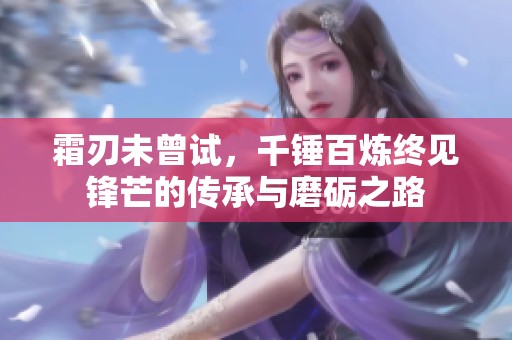 霜刃未曾试，千锤百炼终见锋芒的传承与磨砺之路