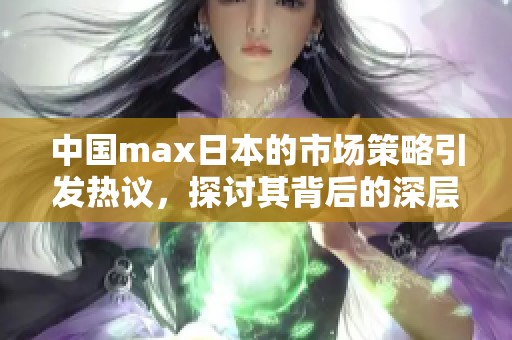 中国max日本的市场策略引发热议，探讨其背后的深层原因与影响