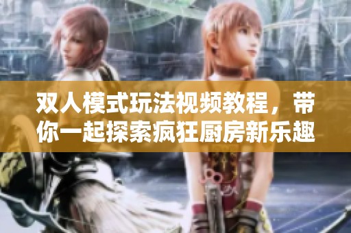 双人模式玩法视频教程，带你一起探索疯狂厨房新乐趣