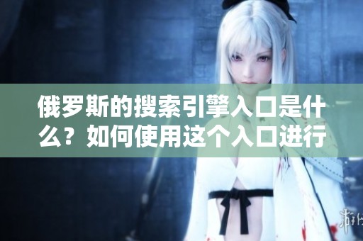 俄罗斯的搜索引擎入口是什么？如何使用这个入口进行有效搜索？