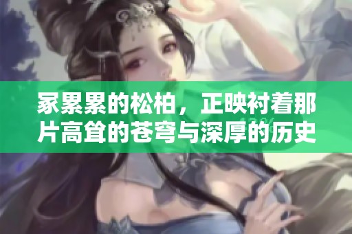 冢累累的松柏，正映衬着那片高耸的苍穹与深厚的历史情怀