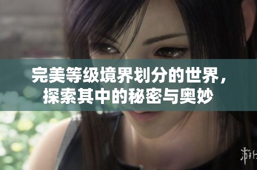 完美等级境界划分的世界，探索其中的秘密与奥妙