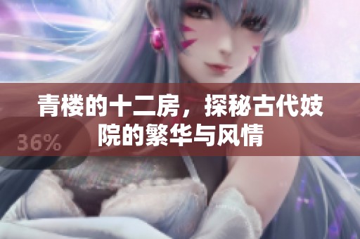 青楼的十二房，探秘古代妓院的繁华与风情