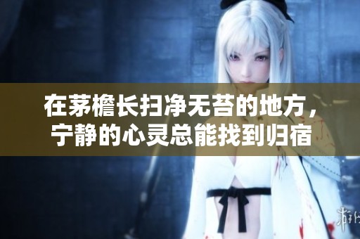 在茅檐长扫净无苔的地方，宁静的心灵总能找到归宿