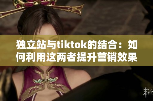 独立站与tiktok的结合：如何利用这两者提升营销效果