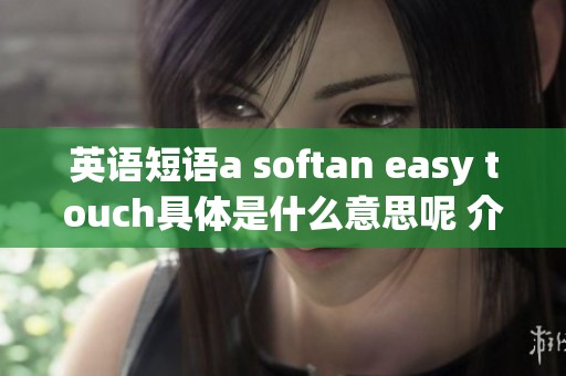 英语短语a softan easy touch具体是什么意思呢 介绍其翻译、用法和例句