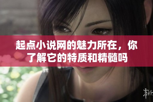起点小说网的魅力所在，你了解它的特质和精髓吗