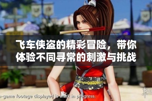 飞车侠盗的精彩冒险，带你体验不同寻常的刺激与挑战