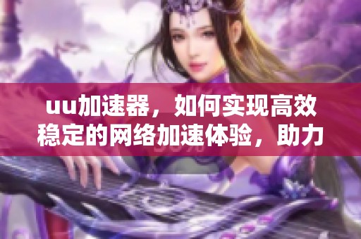 uu加速器，如何实现高效稳定的网络加速体验，助力用户畅享在线娱乐