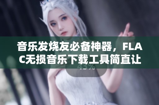 音乐发烧友必备神器，FLAC无损音乐下载工具简直让人欲罢不能！
