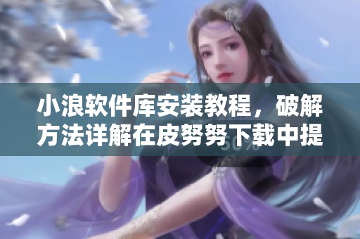 小浪软件库安装教程，破解方法详解在皮努努下载中提供