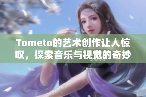 Tometo的艺术创作让人惊叹，探索音乐与视觉的奇妙结合