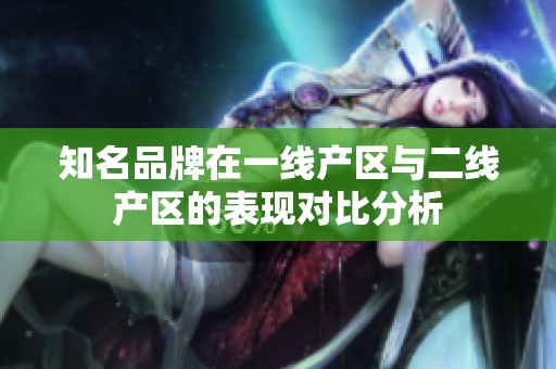 知名品牌在一线产区与二线产区的表现对比分析