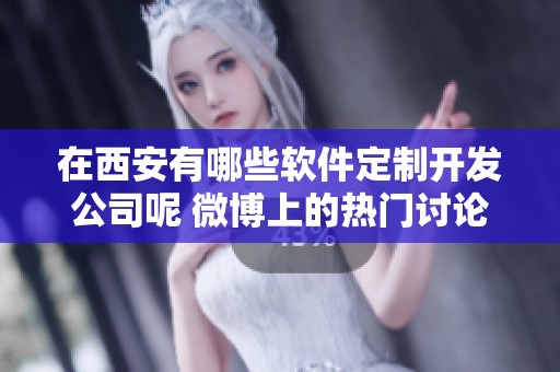 在西安有哪些软件定制开发公司呢 微博上的热门讨论总结