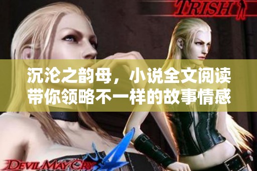 沉沦之韵母，小说全文阅读带你领略不一样的故事情感与人生旅程