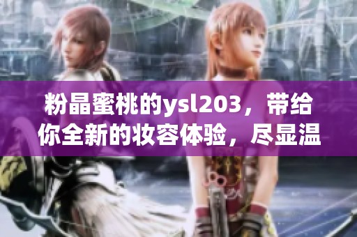 粉晶蜜桃的ysl203，带给你全新的妆容体验，尽显温柔魅力