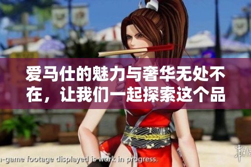 爱马仕的魅力与奢华无处不在，让我们一起探索这个品牌的独特之处