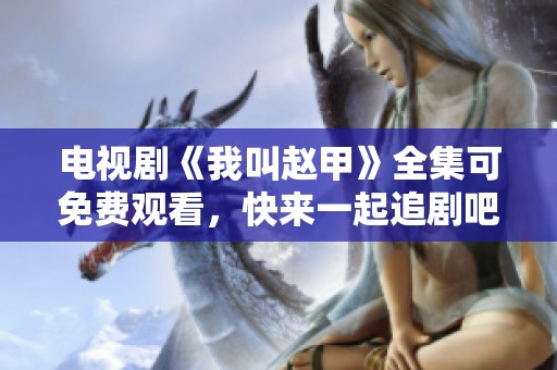 电视剧《我叫赵甲》全集可免费观看，快来一起追剧吧！
