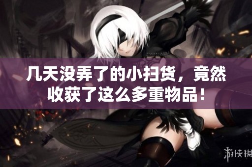 几天没弄了的小扫货，竟然收获了这么多重物品！